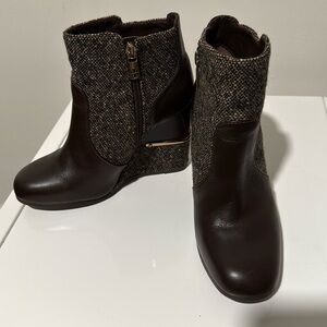 Tory Burch Women's Cherie Wedge Booties Size 6.5